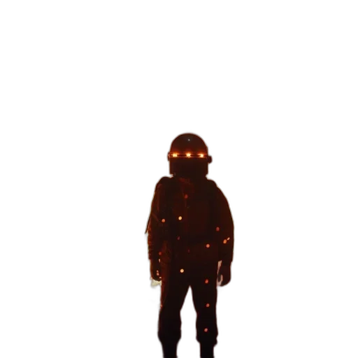 jacket, mask, robot, creature transparent PNG cut-out