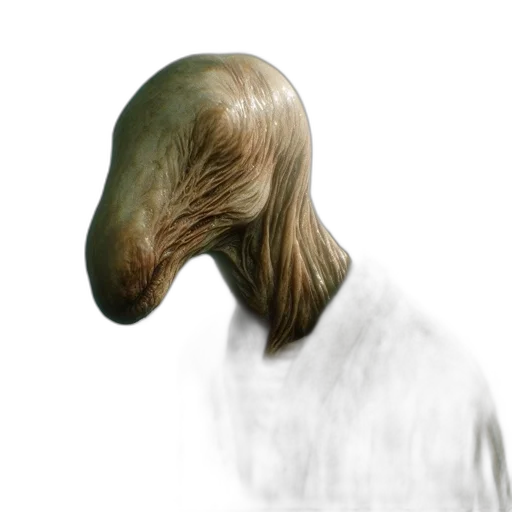 mask, creature, hair, face transparent PNG cut-out