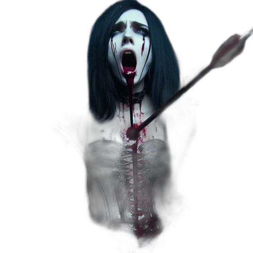 staff, creature, face, concept art transparent PNG cut-out