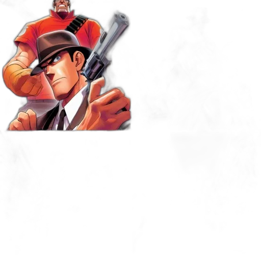 hat, staff, weapon, jacket transparent PNG cut-out