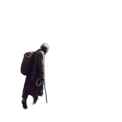 jacket, staff, umbrella, weapon transparent PNG cut-out