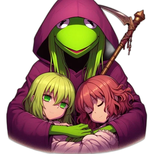 jacket, staff, weapon, mask transparent PNG cut-out