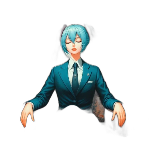 staff, robot, creature, face transparent PNG cut-out