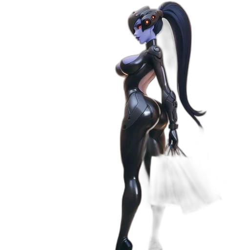 dress, staff, concept art, 3d render transparent PNG cut-out