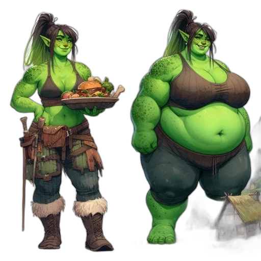 concept art, fantasy art, comic book art, pixel art transparent PNG cut-out