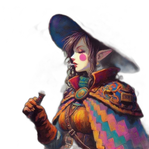 staff, hat, face, sword transparent PNG cut-out