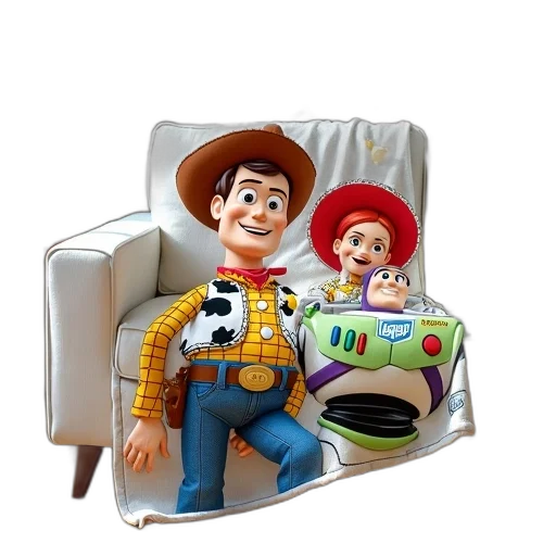 furniture, robot, car, 3d render transparent PNG cut-out