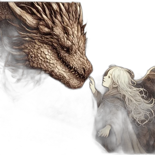 dragon, creature, fantasy art, concept art transparent PNG cut-out