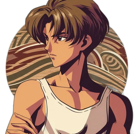 face, mask, anime, pixel art transparent PNG cut-out