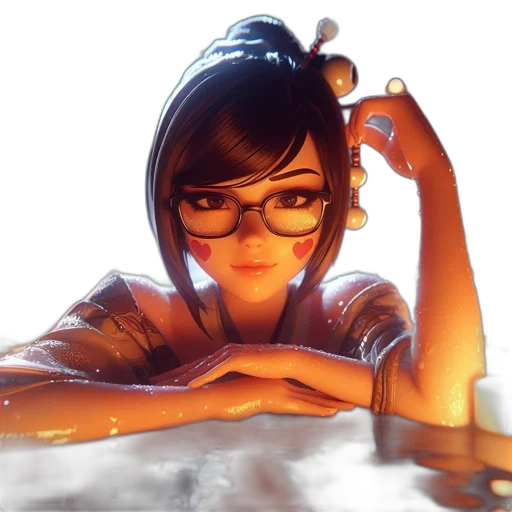 staff, dress, face, robot transparent PNG cut-out