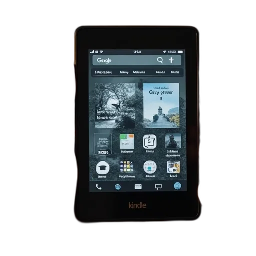 kindle, fire, hdx, tablet transparent PNG cut-out