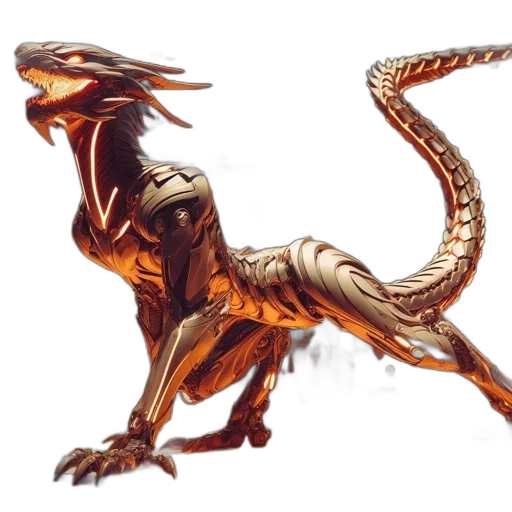 dragon, creature, animal, staff transparent PNG cut-out
