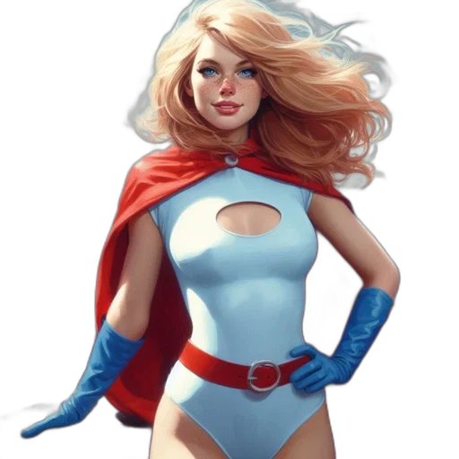 comic book art, concept art, fantasy art, cartoon transparent PNG cut-out