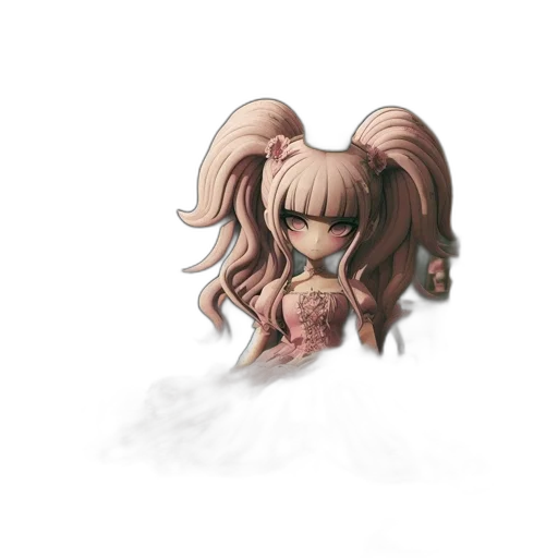 hair, weapon, staff, creature transparent PNG cut-out