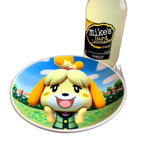 food, bottle, animal, 3d render transparent PNG cut-out