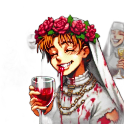 pixel art, anime, vaporwave, concept art transparent PNG cut-out