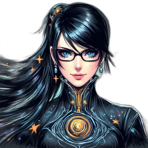 staff, jewelry, face, fantasy art transparent PNG cut-out