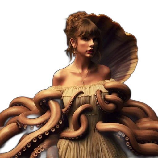 hair, creature, dress, animal transparent PNG cut-out