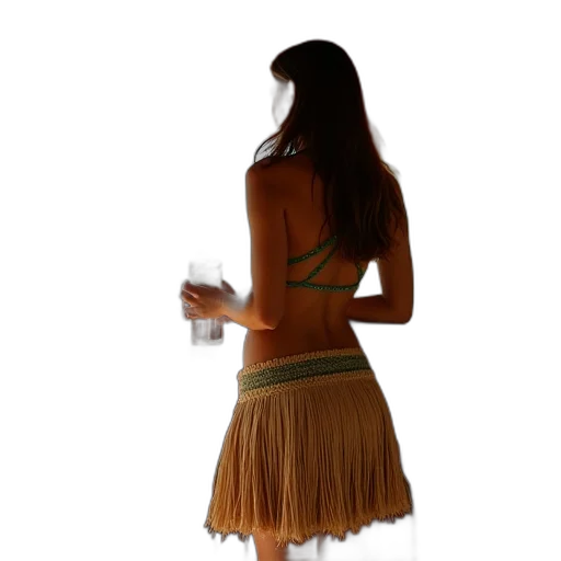 dress, staff, jewelry, concept art transparent PNG cut-out
