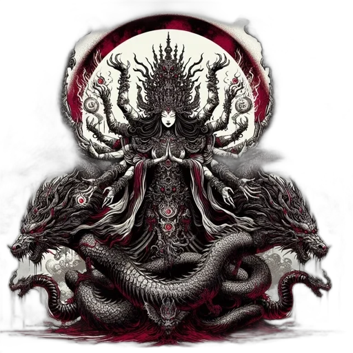 crown, creature, dragon, hair transparent PNG cut-out