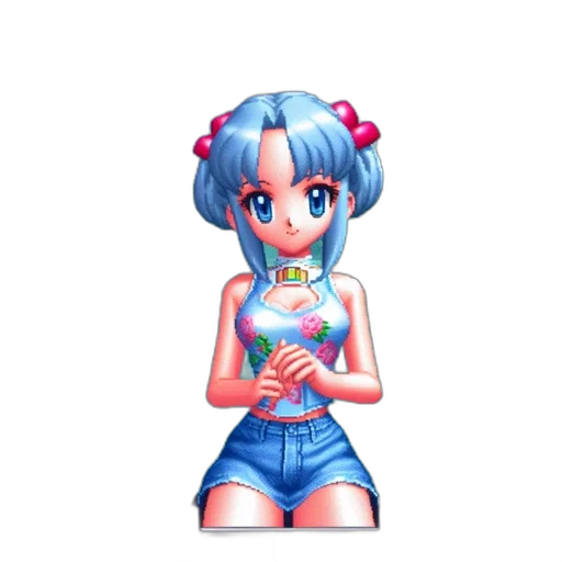 dress, robot, staff, jewelry transparent PNG cut-out
