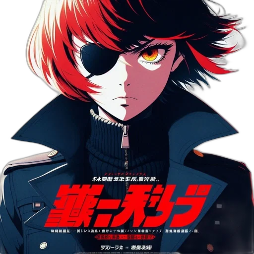 jacket, anime, cyberpunk, concept art transparent PNG cut-out