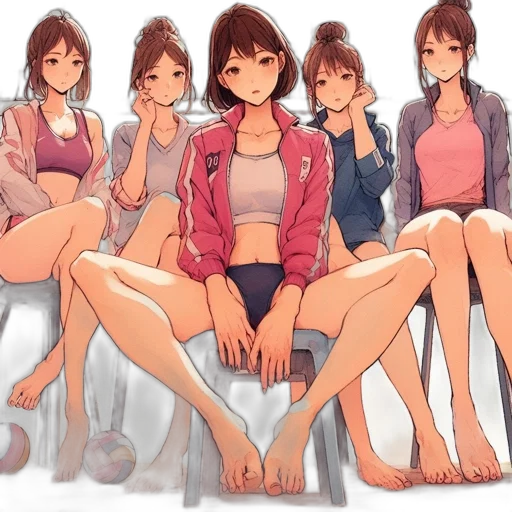 jacket, dress, anime, concept art transparent PNG cut-out