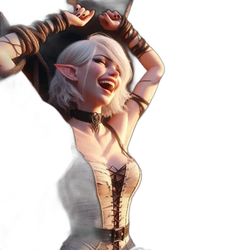 staff, weapon, concept art, 3d render transparent PNG cut-out