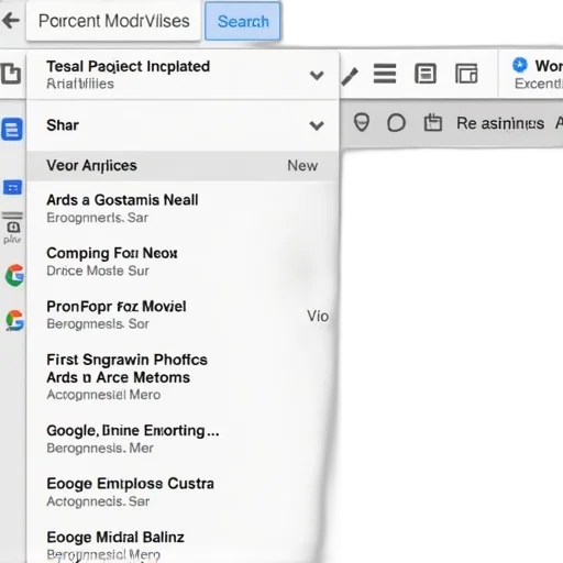 google, drive, section, list transparent PNG cut-out