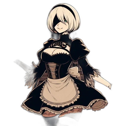 dress, staff, creature, jacket transparent PNG cut-out