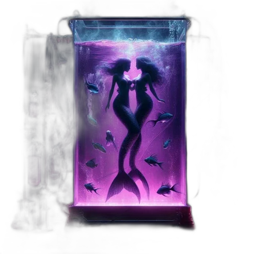 creature, concept art, fantasy art, vaporwave transparent PNG cut-out