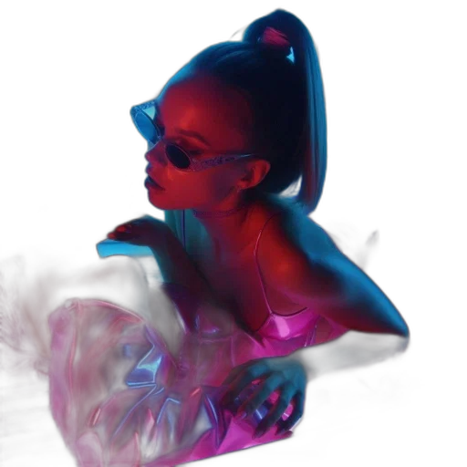 concept art, 3d render, vaporwave, photorealistic transparent PNG cut-out