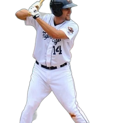 staff, baseball, player, white transparent PNG cut-out