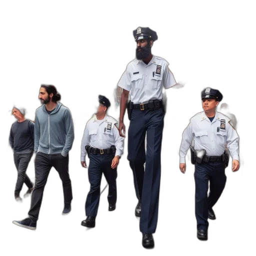 jacket, staff, concept art, 3d render transparent PNG cut-out