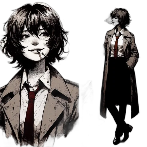 jacket, face, creature, mask transparent PNG cut-out