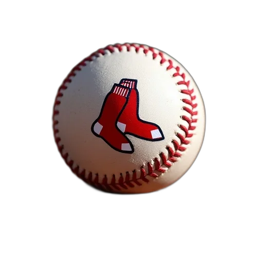 red, sox, baseball, card transparent PNG cut-out