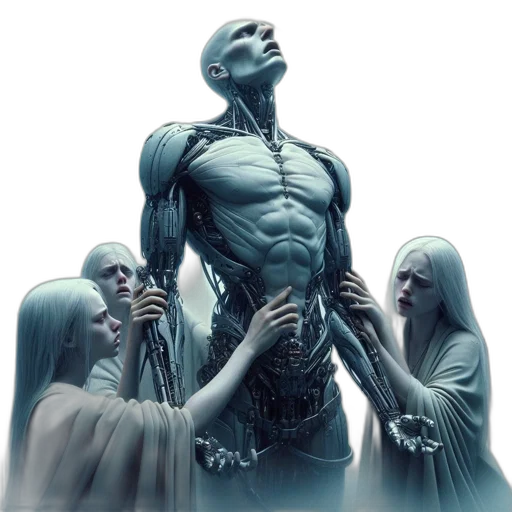 creature, robot, concept art, comic book art transparent PNG cut-out