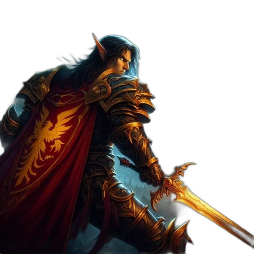sword, dragon, weapon, staff transparent PNG cut-out
