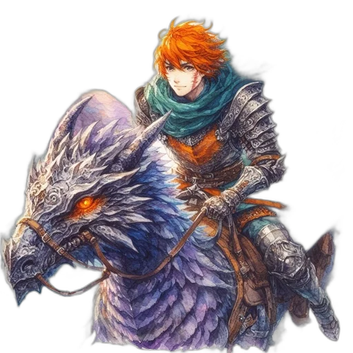 dragon, sword, animal, weapon transparent PNG cut-out