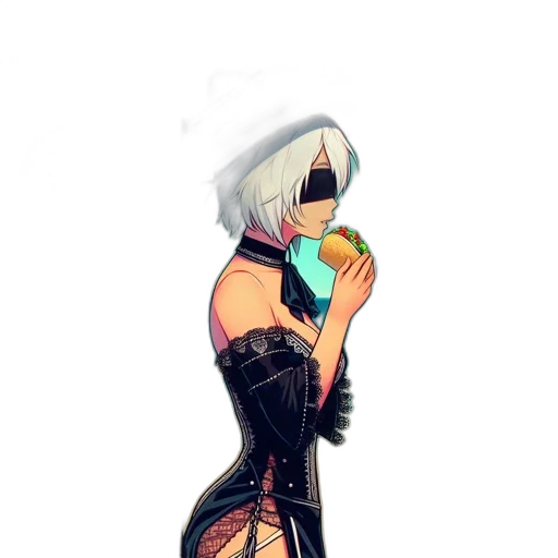 dress, mask, robot, jacket transparent PNG cut-out