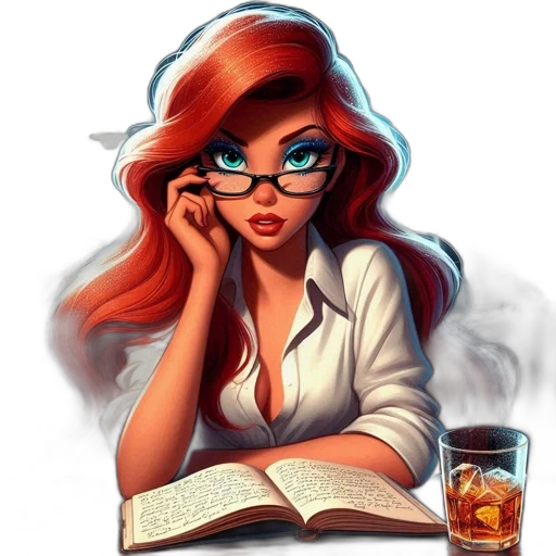 comic book art, fantasy art, cartoon, photorealistic transparent PNG cut-out