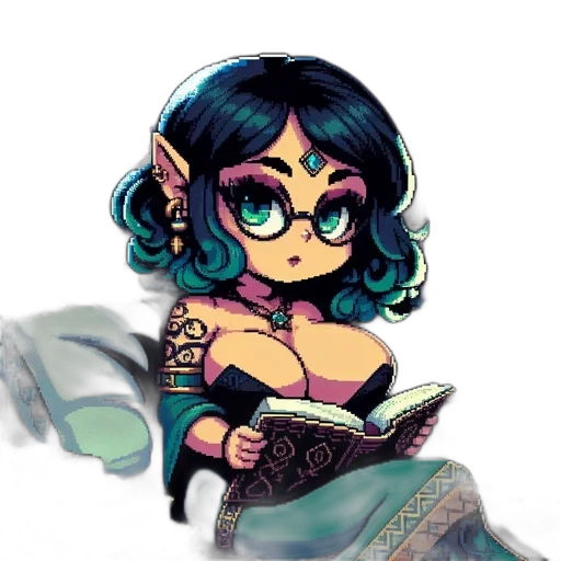 staff, fantasy art, concept art, pixel art transparent PNG cut-out