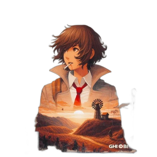 jacket, face, robot, creature transparent PNG cut-out