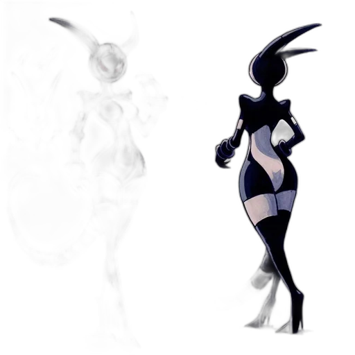 dress, creature, mask, robot transparent PNG cut-out