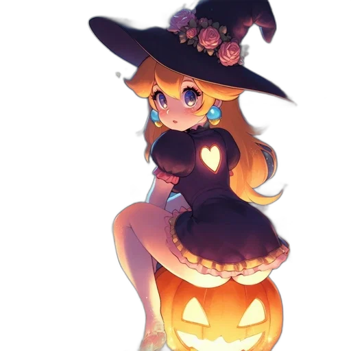 dress, staff, crown, hat transparent PNG cut-out