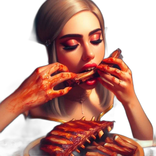 food, creature, face, animal transparent PNG cut-out