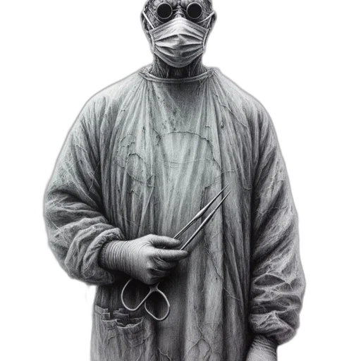mask, face, staff, jacket transparent PNG cut-out