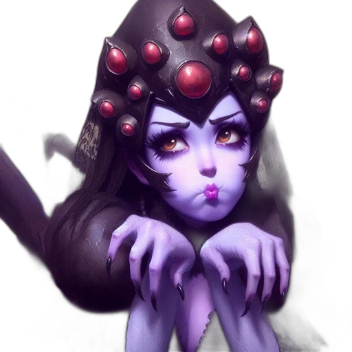 staff, crown, face, fantasy art transparent PNG cut-out