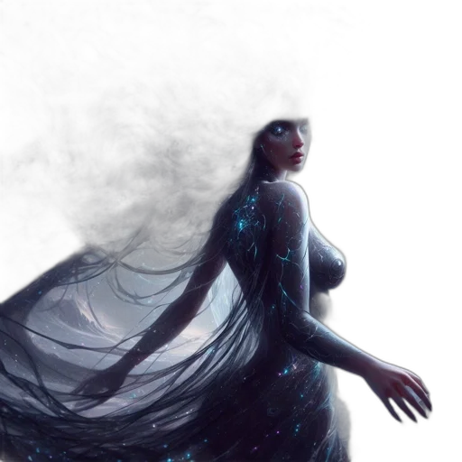 dress, concept art, fantasy art, photorealistic transparent PNG cut-out