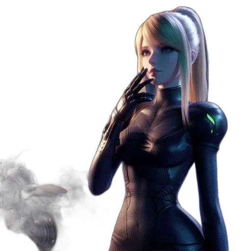 robot, dress, concept art, cyberpunk transparent PNG cut-out